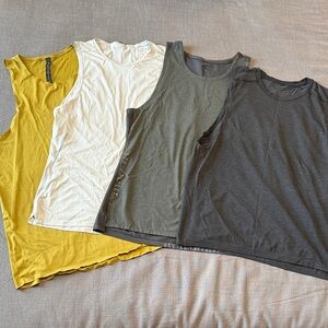 Set of Four Lulu Lemon Tank Tops